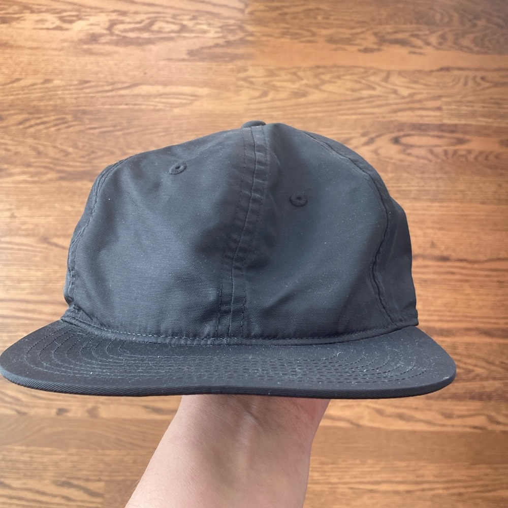NWT American Eagle Flat Brim Black Baseball Cap
